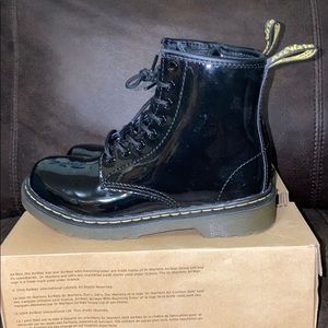 Kids Patent Leather Dr. Martens